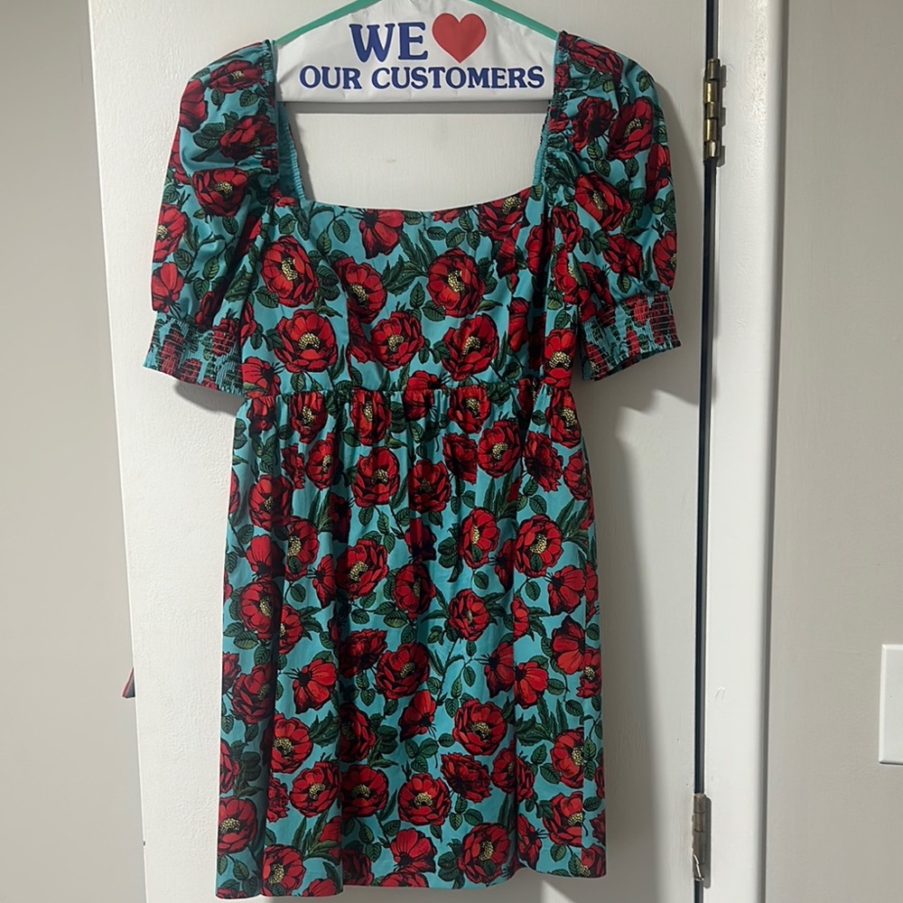 Floral Puff Sleeve Dress